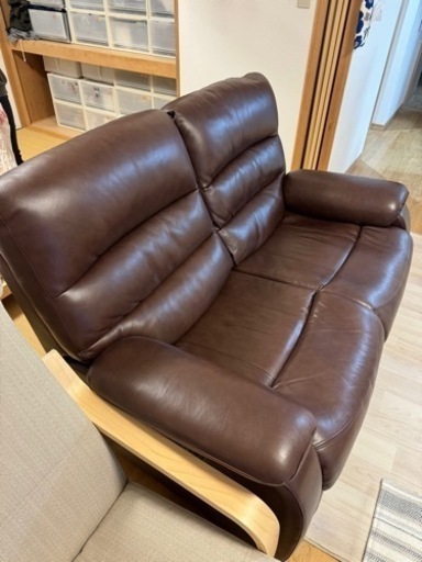 NITORI】Nビリーバ 2人用 電動 リクライニング ソファ 2人掛け電動