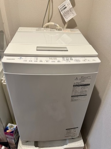 TOSHIBA 洗濯機（AW -7D7） 2018年製