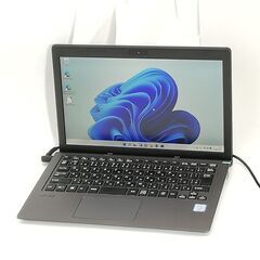送料無料 保証付 高速SSD 11インチ ノートパソコン Sony VJS111D11N 中古美品 第6世代 i3 無線 Bluetooth webカメラ Win11 Office 送料無料 保証付 高速SSD 11インチ ノートパソコン Sony VJS111D11N