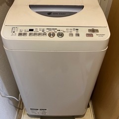 洗濯機(シャープ、ホワイト)