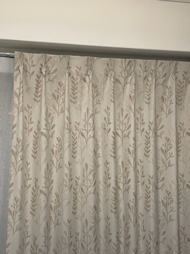 美品】ニトリ カーテン W220×H198 美品】ニトリ カーテン W220×H198