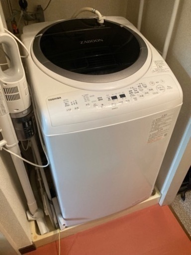 【乾燥機能】縦型洗濯機　TOSHIBA AW-8VM1