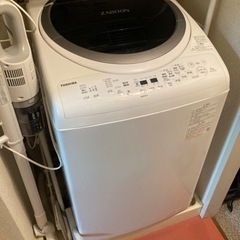 【乾燥機能】縦型洗濯機　TOSHIBA AW-8VM1