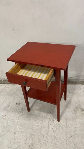 ✨期間限定・特別価格✨IKEA 木材 サイドテーブル 引き出し付き