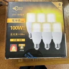 LED T型電球　未使用品