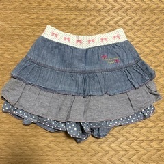 HusHusH140 スカート(内側パンツ付き) 美品