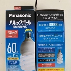 パナソニック電球2個