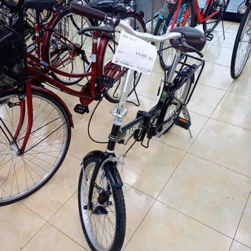 ★ジモティ割あり★  自転車 ２０インチ ブラック、ダークブラウン クリーニング済み OJ3435