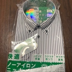 【ネット決済】スーツ用のワイシャツ　ストライプ