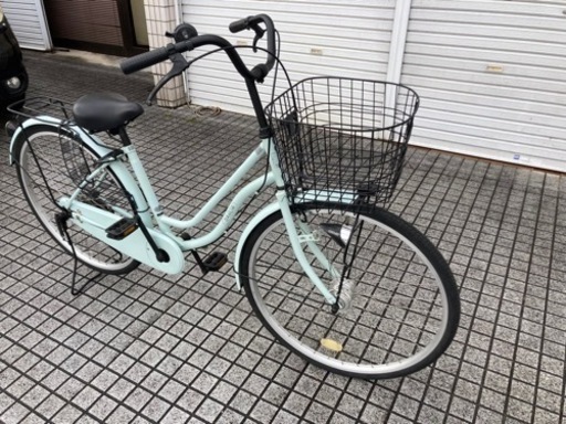 【26インチ自転車】美品❗️使用少ない❗️LEDオートライト付　変速なし　若林自転車　浜大津店　SALE中❗️