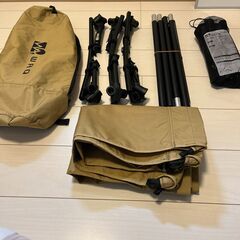 WAQ 2WAY フォールディング コット ＆ インフレーターマット　8センチ