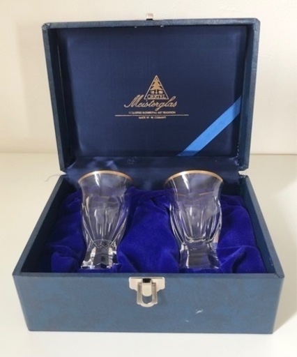 【未使用品】 ドイツ ertel Meisterglasエルテル クリスタルカットグラス 食器