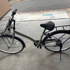 ほぼ新品シティサイクル26インチ