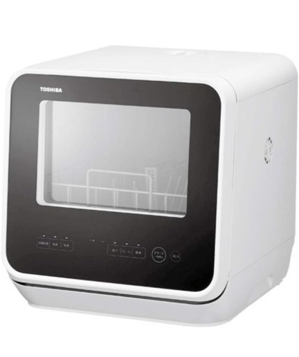 東芝 食器洗浄機 DWS-22A ホワイト 工事不要 質量 約13kg 除菌コース 節水 送風乾燥 かんたん操作 シングル