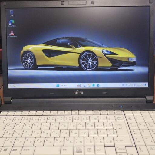 【成約 2/9 1645 お渡し予定】富士通 LIFEBOOK Blu-ray ノートパソコン Windows11 Office