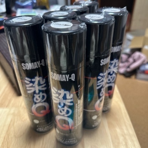 染めQ  染めキュー  6本と艶出し1缶