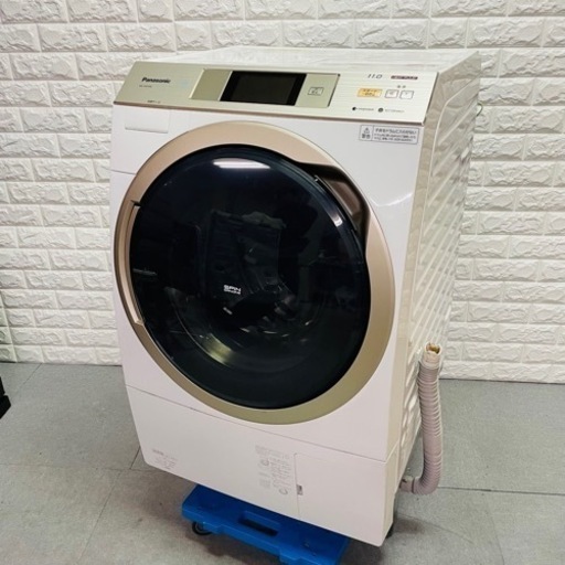 激安美品✨高年式Panasonic 11㌔ドラム式洗濯機　タッチパネル　配達