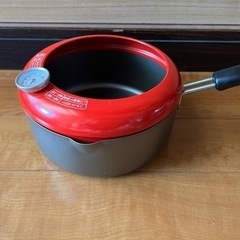 未使用　温度計付き　天ぷら鍋(IH不可)