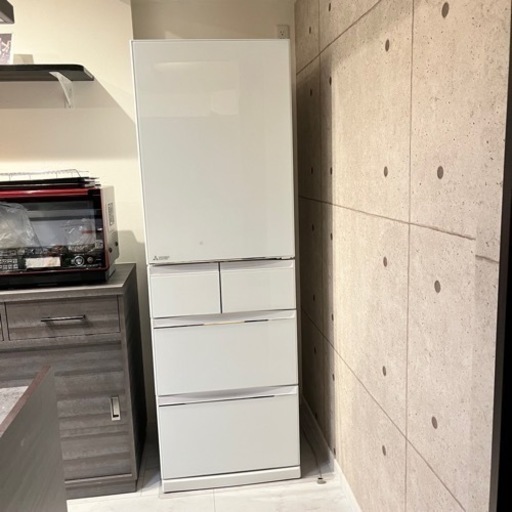 【中古】三菱冷蔵庫　MR-B46A-W