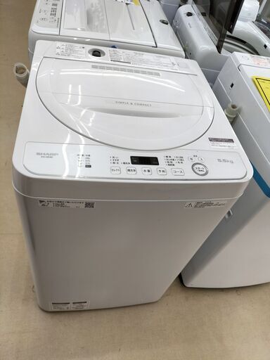 SHARP　５K洗濯機　ES-GE5D　２０２０年製　IK-454