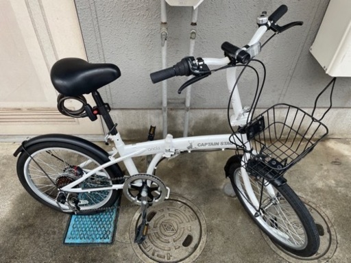 折りたたみ自転車　キャプテンスタッグ　20インチ　10,000円