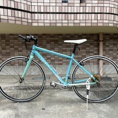 Bianchiビアンキ　ローマⅡ　チェレステ　ブルホーンハンドルクロスバイク②