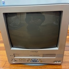 SHARP ブラウン管14型テレビデオ