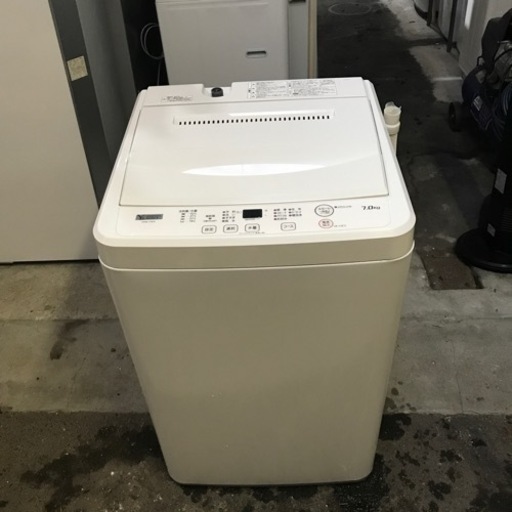 I2402-129 YS全自動電気洗濯機 YWM-T70H1 2021年製 7kg 動作確認済み キズ汚れ有り