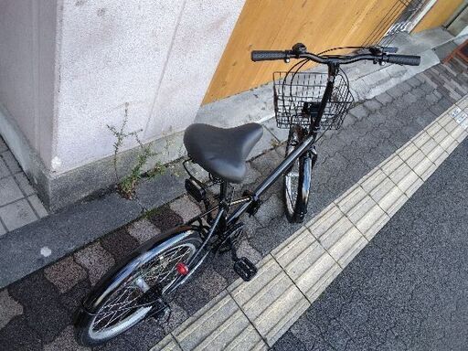 20吋 折り畳み自転車 外装6段/ブラック SOUTHERNPORT 20型折りたたみ