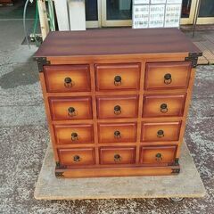 民芸調薬箪笥『中古良品』 薬箪家具 古道具 民藝 侘寂 骨董 富山薬箪笥 古美術Antique Sam's