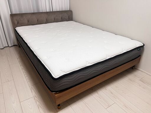 (ほぼ新品) LOWYA ダブルベッド