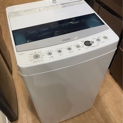 【2】Haier洗濯機 4.5kg 19年製 JW-C45D 0...