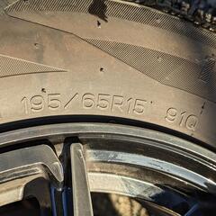使用浅スタッドレスタイヤ195/65R15ホイール付き4本セット