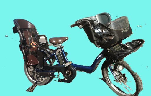 339土日もお子様と土足のまま、いろいろなタイプの電動自転車のご試乗可能です。  ２０インチ、チャイルドシート、２人乗り、３人乗り、１人乗り電動自転車  バカ良心的な電動自転車屋　️安心の無料保証、点検サービス付き  電動自転車・リサイクル専門店　　ご試乗をしてから、ご購入できます。  後ろチャイルドシートを大きめのかごに変更のオプション無料です。  バッテリーは新品の９０％以上の性能です。  １回の充電で３０Ｋｍ程度走行可能でコンディション良好です。  電動自