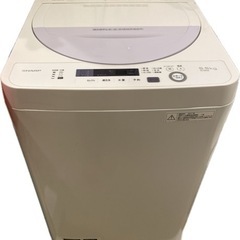 シャープ 全自動電気洗濯機 ES-GE5A-V
