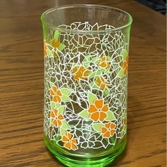 昭和レトロ 可愛いガラスのコップ 