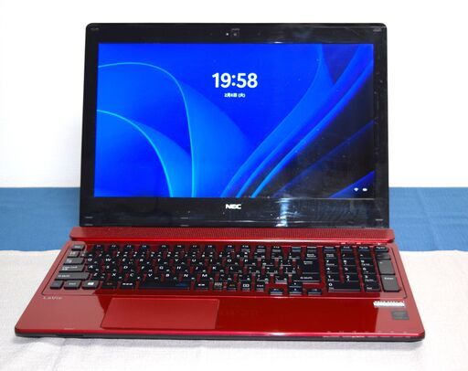 NEC 高性能Core i3 5世代CPU搭載 薄型スリム ワインレッド 高速SSD メモリ