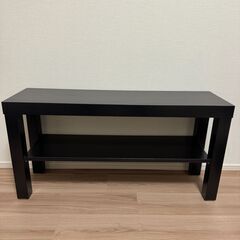 【IKEA】LACK ラック テレビ台, ブラック（現在新品価格...