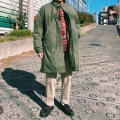 BEAMSplus ビームスプラス 小松マテーレ m65ダウンコートモッズコート