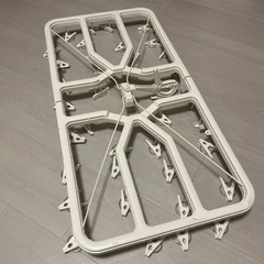 【2/14まで】ピンチハンガー　IKEA製　折りたたみ式