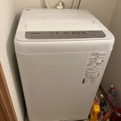 【ネット決済・配送可】panasonic 全自動洗濯機　縦型　N...