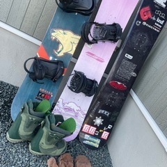バートン　ブーツ　ビンディング　板3枚　おまけ