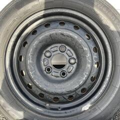 ホンダRP系ステップワゴン用 鉄チン スチールホイール 6J-16 off+50 pcd114.3/5H GOODYEAR EfficientGrip(グッドイヤー エフィシエントグリップ) 205/60R16 92H 2018年製 ラジアルタイヤ付き4本セット  RPステップワゴン/RN6~9ストリーム 他