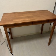 【2/14まで】学習机　ダイニングテーブル　ブラウン　木製