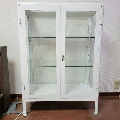 【引き取り限定】極美品 IKEA FABRIKORファブリコール ガラスケース ショーケース