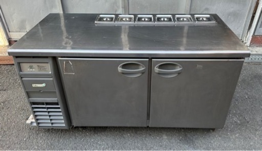 【動確済み】Fukushima 業務用 冷蔵庫 YRW-150RM1 コールドテーブル 1500×750×800 台下冷蔵庫 テーブル型冷蔵庫 厨房 業務用冷蔵庫 大阪