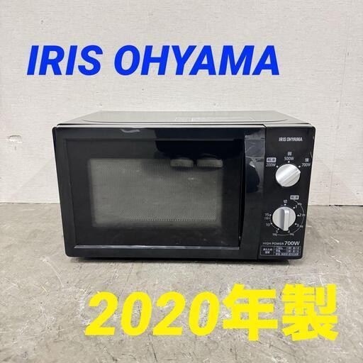16006  IRIS OHYAMA ターンテーブル電子レンジ 2020年製 60Hz ◆大阪市内・東大阪市他 5,000円以上ご購入で無料配達いたします！◆ ※京都・高槻・枚方方面◆神戸・西宮・尼崎方面◆奈良方面、大阪南部方面　それぞれ条件付き無料配送あり！