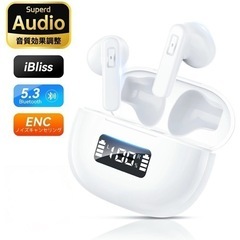 【新品】ワイヤレスイヤホン Bluetooth 5.3 ENCノ...