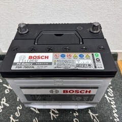 75D23L バッテリー 1年未満の使用 安心のBOSCH製品