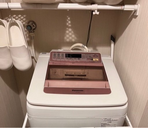 【美品】洗濯機 8kg 全自動洗濯機 NA-FA80H2
